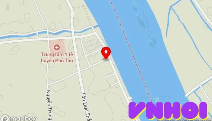 bản đồ của Tổ đình Đức Huỳnh Giáo Chủ - Phật giáo Hòa Hảo Chùa phật giáo trong An Giang