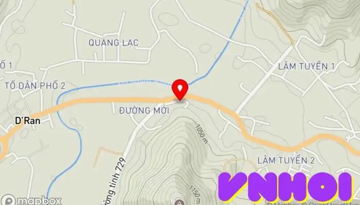 bản đồ của Tổ Đình Sắc Tứ Giác Nguyên Chùa phật giáo, Điểm thu hút khách du lịch trong Lâm Đồng
