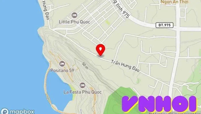 bản đồ của Tour 5 Đảo Phú Quốc Đại lý du lịch bằng Ca nô & Kayak trong Kiên Giang