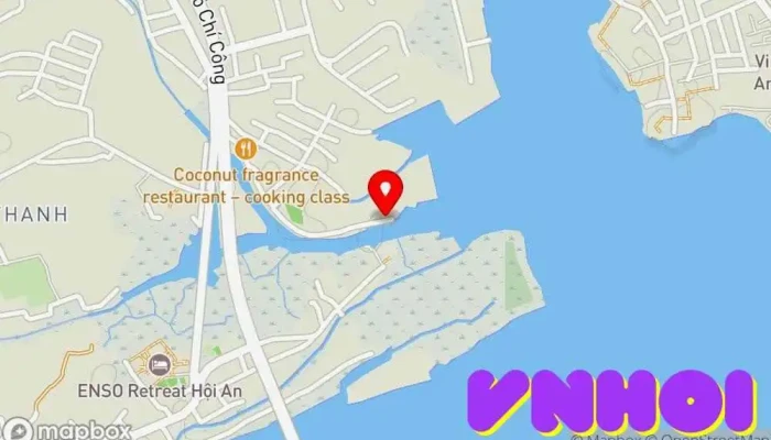 bản đồ của Tour Rừng Dừa Bảy Mẫu - KDL Rừng Dừa Bảy Mẫu Hội An Phát Huy Điểm thu hút khách du lịch, Đại lý du lịch bằng thuyền, Trường dạy nấu ăn, Đại lý du lịch dưới nước, Đại lý du lịch trong Quảng Nam
