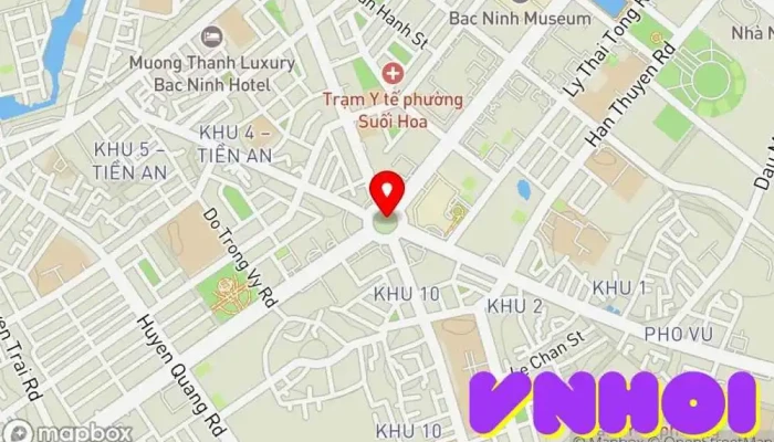 bản đồ của Tp. Bắc Ninh  trong Bắc Ninh
