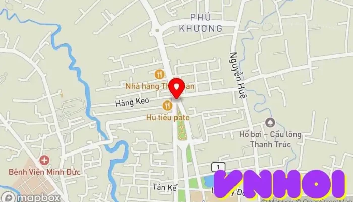 bản đồ của Tp. Bến Tre  trong Bến Tre
