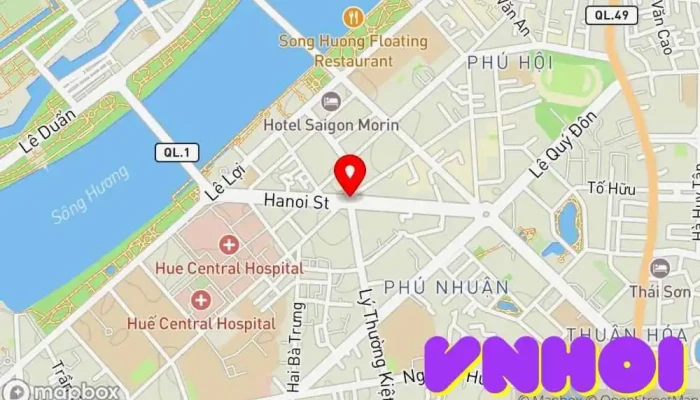 bản đồ của Tp. Huế  trong Thành phố Huế