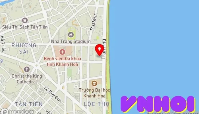 bản đồ của Trung Tâm Thương Mại Nha Trang Trung tâm mua sắm, Khu ăn uống, Rạp chiếu phim, Công viên xe dã ngoại trong Khánh Hòa