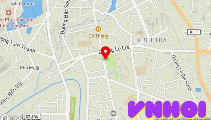 bản đồ của Trung tâm Xúc tiến Đầu tư, Thương mại và Du lịch Lạng Sơn Du lịch trong Lạng Sơn