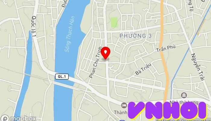 bản đồ của Trường Bồ Đề Địa điểm lịch sử trong Trần Hưng Đạo