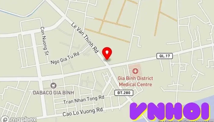 bản đồ của tt. Gia Bình  trong Bắc Ninh