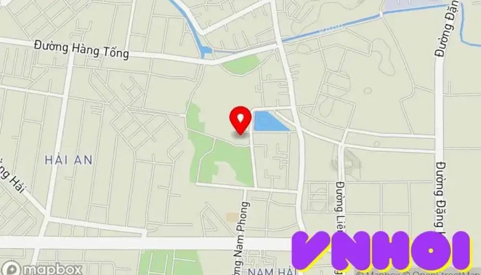 bản đồ của Từ Lương Xâm Nơi thờ cúng, Điểm thu hút khách du lịch trong Hải Phòng