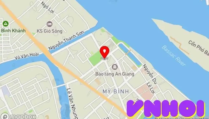 bản đồ của Tượng Đài Bông Lúa Điểm thu hút khách du lịch trong An Giang