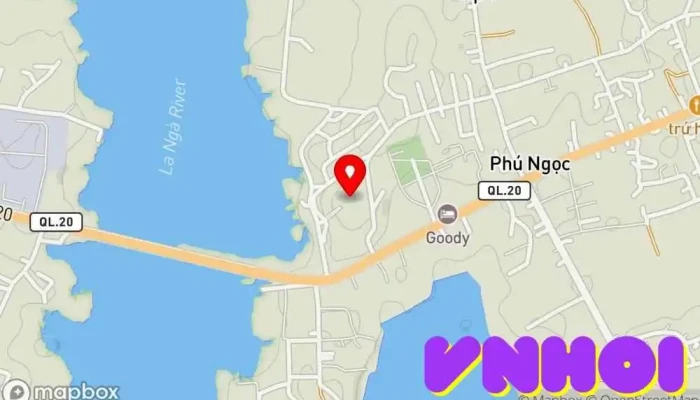 bản đồ của Tượng Ðài Chiến Thắng La Ngà Điểm thu hút khách du lịch trong Đồng Nai