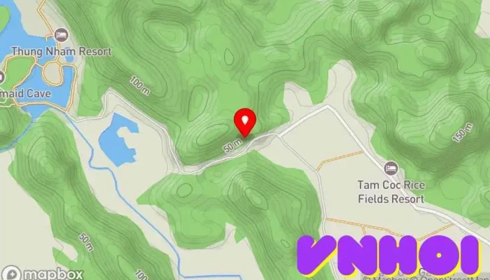 bản đồ của Vai Gioi Cave Điểm thu hút khách du lịch trong Ninh Bình