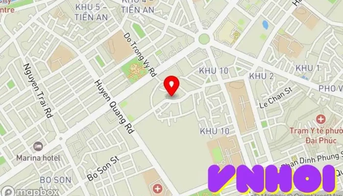 bản đồ của Văn Miếu Bắc Ninh Bảo tàng địa danh lịch sử, Điểm mốc lịch sử trong Bắc Ninh