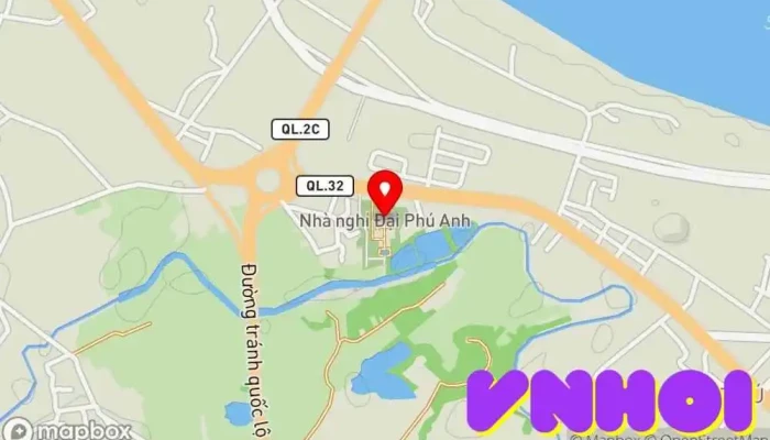 bản đồ của Văn Miếu Sơn Tây Điểm mốc lịch sử, Điểm thu hút khách du lịch trong Hà Nội