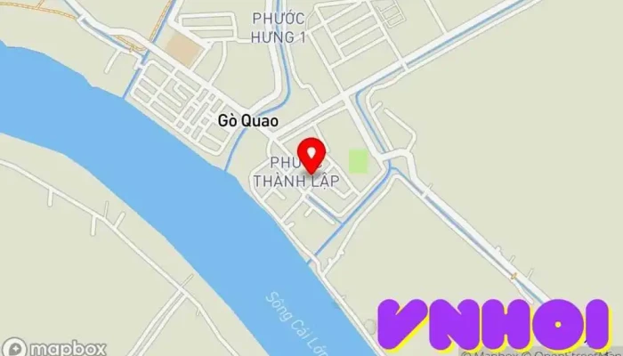 bản đồ của Văn Phòng Huyện Ủy Gò Quao Văn phòng công ty trong Kiên Giang