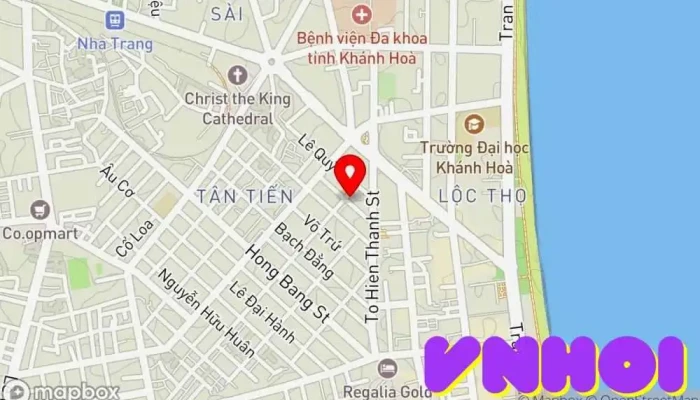 bản đồ của Vietnam Active - PADI 5 Star Diving Center & Snorkeling Trung tâm lặn, Dịch vụ cho thuê thuyền, Câu lạc bộ lặn, Cửa hàng thiết bị lặn, Người dạy lặn với bình khí ép, Đại lý du lịch dưới nước trong Khánh Hòa
