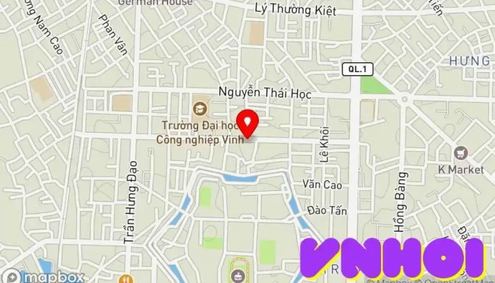 bản đồ của Vinh Guru Tours Nhà điều hành du lịch trong Nghệ An