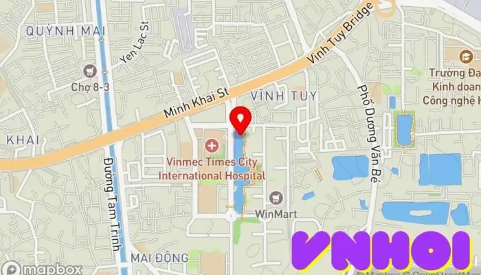 bản đồ của VinKE & Thủy Cung Vincom Times City Công viên thủy cung, Điểm thu hút khách du lịch trong Hà Nội