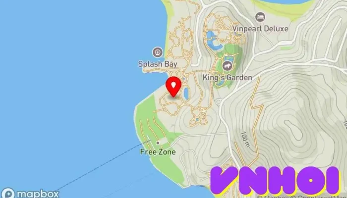 bản đồ của Vinpearl Harbour Điểm thu hút khách du lịch trong Khánh Hòa