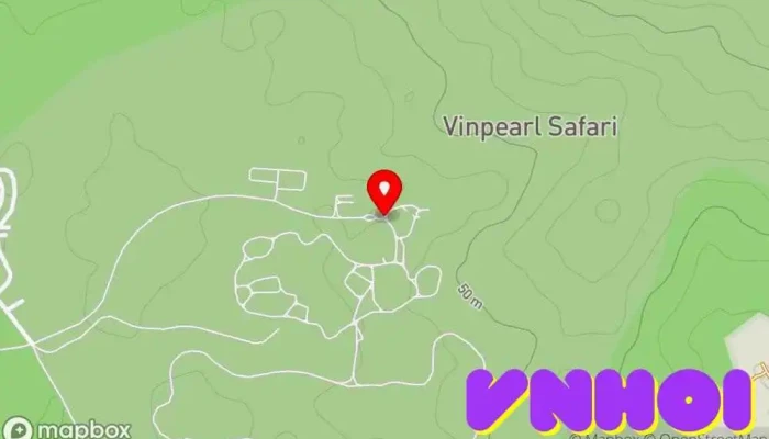 bản đồ của Vinpearl Safari Phú Quốc Vườn bách thú, Khu bảo tồn thiên nhiên, Điểm thu hút khách du lịch trong Kiên Giang