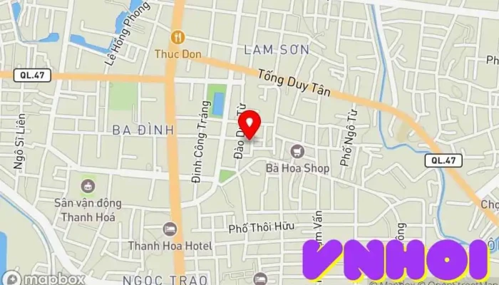 bản đồ của Voilas coffee roastery Quán cà phê trong Thanh Hóa