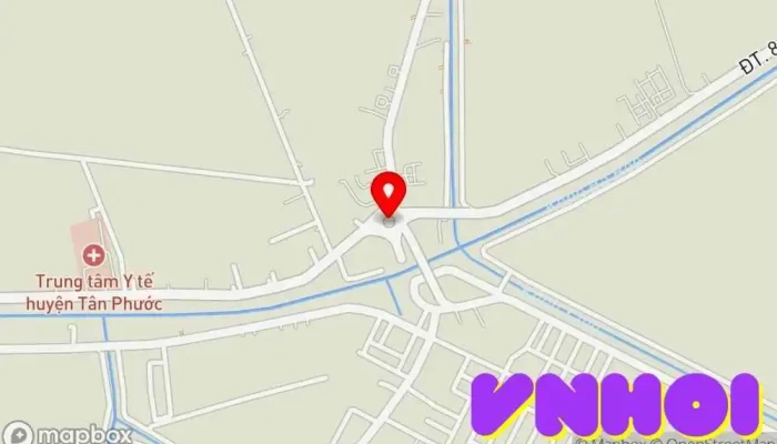bản đồ của Vòng xoay Tân Phước Công viên trong Tiền Giang