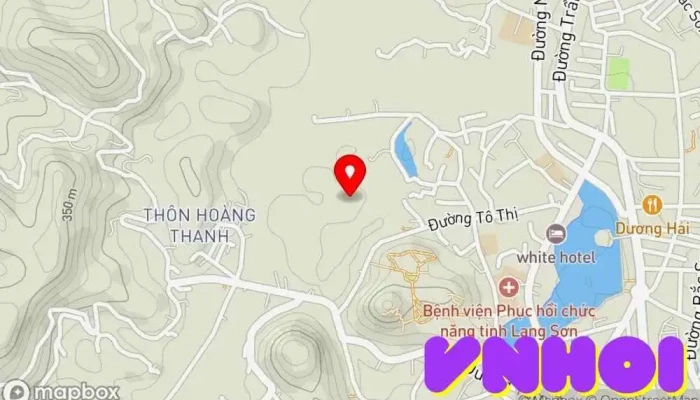 bản đồ của Vườn hoa Tô Thị Điểm thu hút khách du lịch trong Lạng Sơn