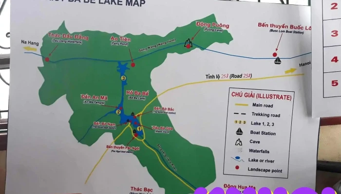 Vuon Quoc Gia Ba Be Ban Do Co So Luu Tru - Bắc Kạn