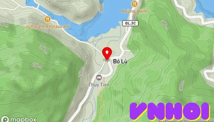 bản đồ của Vườn Quốc gia Ba Bể Công viên quốc gia, Điểm thu hút khách du lịch trong Bắc Kạn