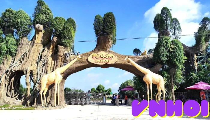 Vườn thú Mỹ Quỳnh - Mỹ Quỳnh Safari - Tân Mỹ