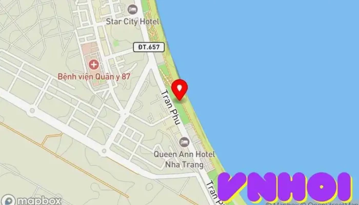 bản đồ của Z Beach Nha Trang Quán bar, Điểm thu hút khách du lịch trong Khánh Hòa